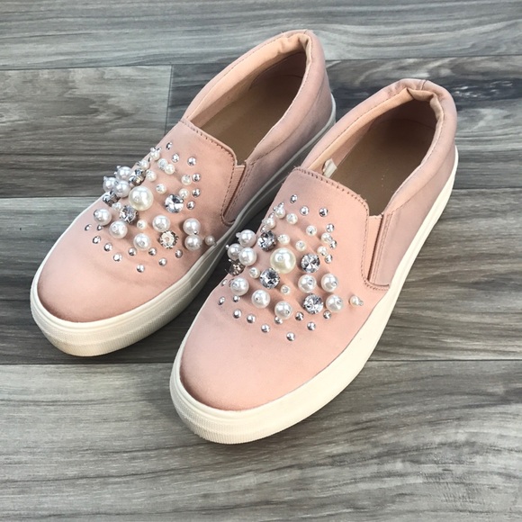 Mossimo Supply Co. Shoes - Mossimo Blush pink slip on sneakers